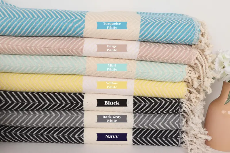 Eco-Friendly Turkish Towel, Turkish beach towel, Sand-resistant Turkish towel for travel, Personalized Gifts, Beach Towel Bulk, Gift For Best Friend - 1