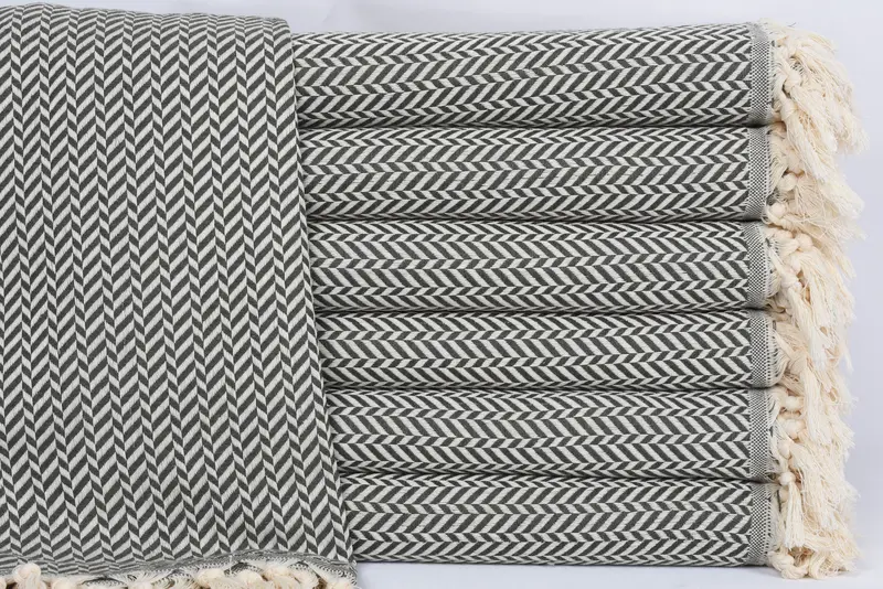 Summer Towel, 70x40 Cotton Chevron Towel, Lightweight towel, Beach Towel Gift, Wedding Favors, Grandma Gift, Sand-resistant Turkish towel for travel