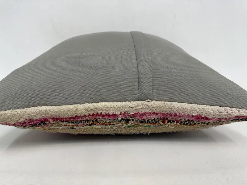 Living Room Throw Pillow, Boho Pillow, Ethnical Kilim Rug Pillow, Pillow, 20x20 Beige Cushion, Toss Cushion Cover, Pillow for Couch - 7