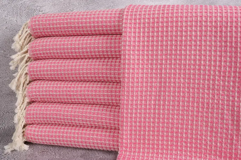 Travel Towel, Christmas Favors, Turkish Hand Towel, Home Decor Gifts, Wedding Favors, 44x22 Cotton Waffle Towel, Gym Towel, Monogrammed Hand Towel - 1