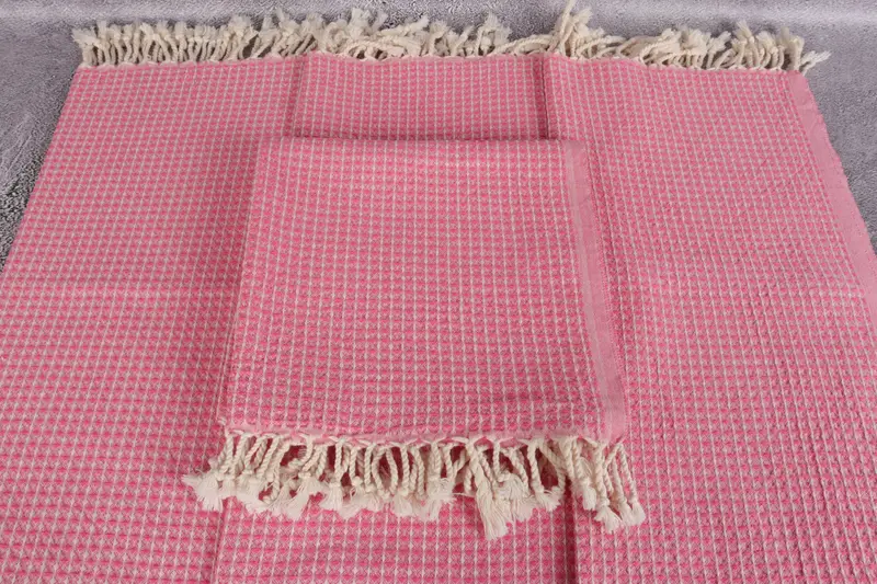Travel Towel, Christmas Favors, Turkish Hand Towel, Home Decor Gifts, Wedding Favors, 44x22 Cotton Waffle Towel, Gym Towel, Monogrammed Hand Towel - 4