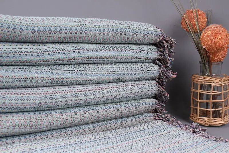 Personalized Mint Towel Wedding Favor, Organic Cotton, 40x71 Inches