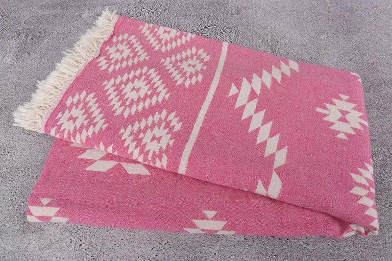 Absorbent Turkish towel, Lightweight Turkish towel, Spa Gift Towel, Bathroom Towel, Personalized Wedding Gift, 70x36 Cotton Kilim Towel, Spa Towel - 7