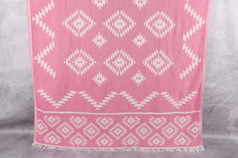 Absorbent Turkish towel, Lightweight Turkish towel, Spa Gift Towel, Bathroom Towel, Personalized Wedding Gift, 70x36 Cotton Kilim Towel, Spa Towel - 1