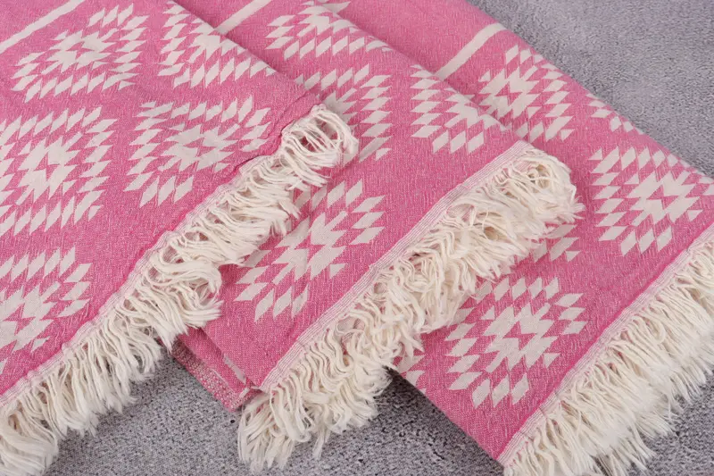 Absorbent Turkish towel, Lightweight Turkish towel, Spa Gift Towel, Bathroom Towel, Personalized Wedding Gift, 70x36 Cotton Kilim Towel, Spa Towel - 6