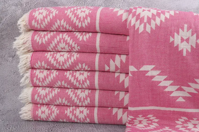 Absorbent Turkish towel, Lightweight Turkish towel, Spa Gift Towel, Bathroom Towel, Personalized Wedding Gift, 70x36 Cotton Kilim Towel, Spa Towel - 2