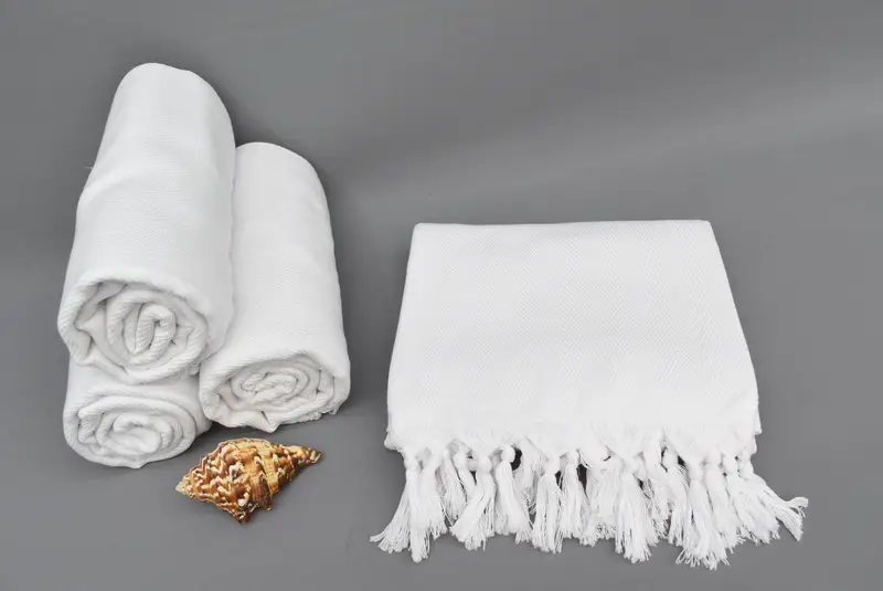 Quick-dry towel, 70x40 Cotton Herringbone Towel, Unique Wedding Gift, Summer Gift Ideas, Gift Towel, Best Beach Towel, Personalized Turkish Towel - 8