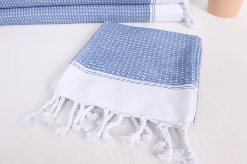Personalized Kitchen Towel, Bachelor Gift, Turkish Tea Towel, Personalized Gifts, 32x16 Cotton Striped Towel, First Wedding Anniversary Gift - 5