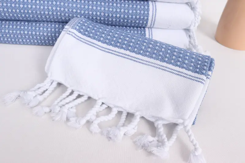 Personalized Kitchen Towel, Bachelor Gift, Turkish Tea Towel, Personalized Gifts, 32x16 Cotton Striped Towel, First Wedding Anniversary Gift - 4