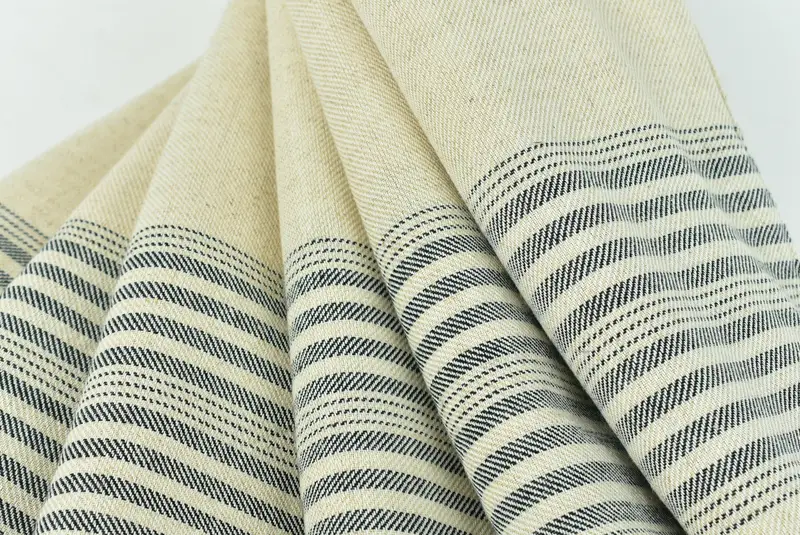 Personalized Wedding Gift For Couple, Quick-dry peshtemal, Peshtemal Towel USA, 68x40 Linen Striped Towel, Bridal Shower Gift, Gift For Him - 5
