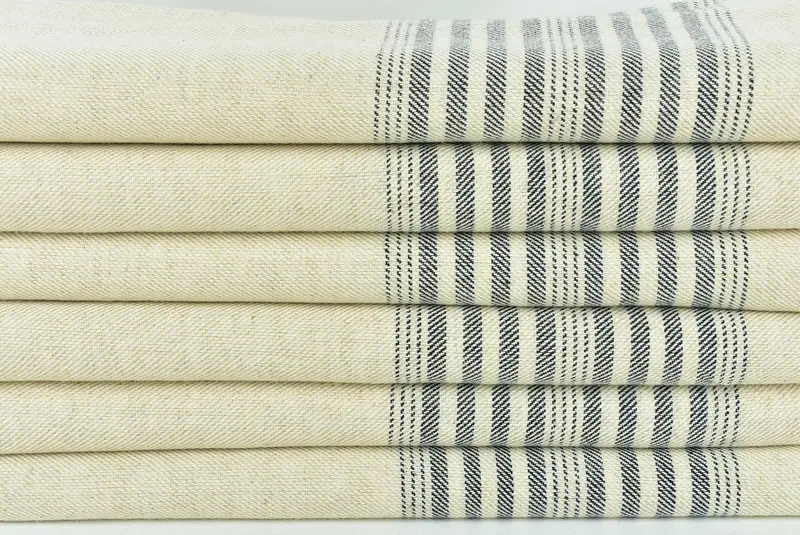 Personalized Wedding Gift For Couple, Quick-dry peshtemal, Peshtemal Towel USA, 68x40 Linen Striped Towel, Bridal Shower Gift, Gift For Him - 2