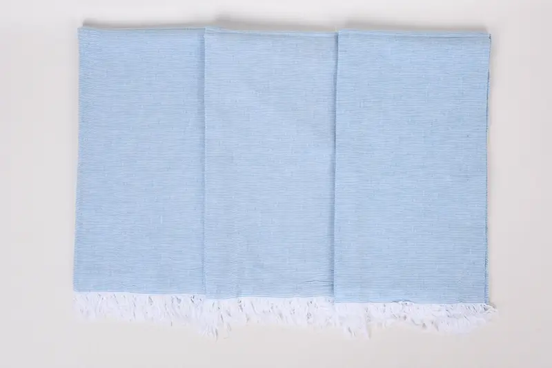 Absorbent Turkish towel, Bridesmaid Gift, Handmade Turkish Towel, Bridal Gifts, Turkish Towel Monogram, 70x40 Cotton Striped Towel, Thin towel - 7