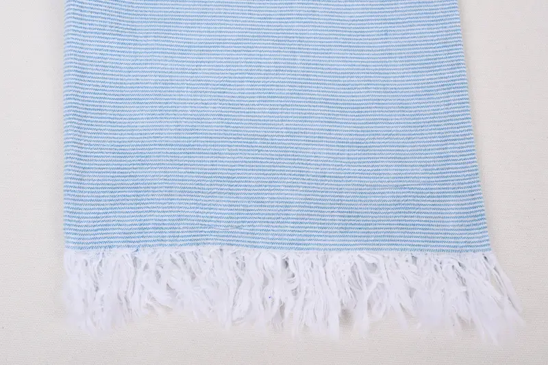 Absorbent Turkish towel, Bridesmaid Gift, Handmade Turkish Towel, Bridal Gifts, Turkish Towel Monogram, 70x40 Cotton Striped Towel, Thin towel - 3