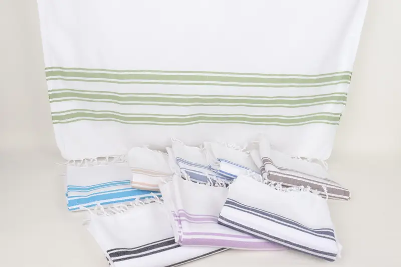 Bachelorette Party Gifts Bridesmaids, Best Friend Gift, Turkish hand towel, 70x40 Cotton Striped Towel, Handmade Gift, Guest Towel, Monogram Towels - 8