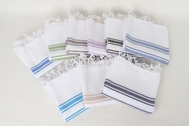 Bachelorette Party Gifts Bridesmaids, Best Friend Gift, Turkish hand towel, 70x40 Cotton Striped Towel, Handmade Gift, Guest Towel, Monogram Towels - 3