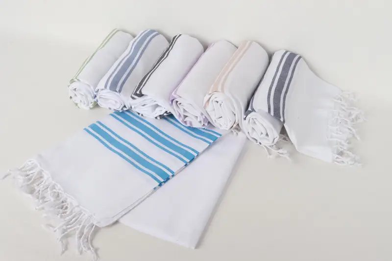 Bachelorette Party Gifts Bridesmaids, Best Friend Gift, Turkish hand towel, 70x40 Cotton Striped Towel, Handmade Gift, Guest Towel, Monogram Towels - 4