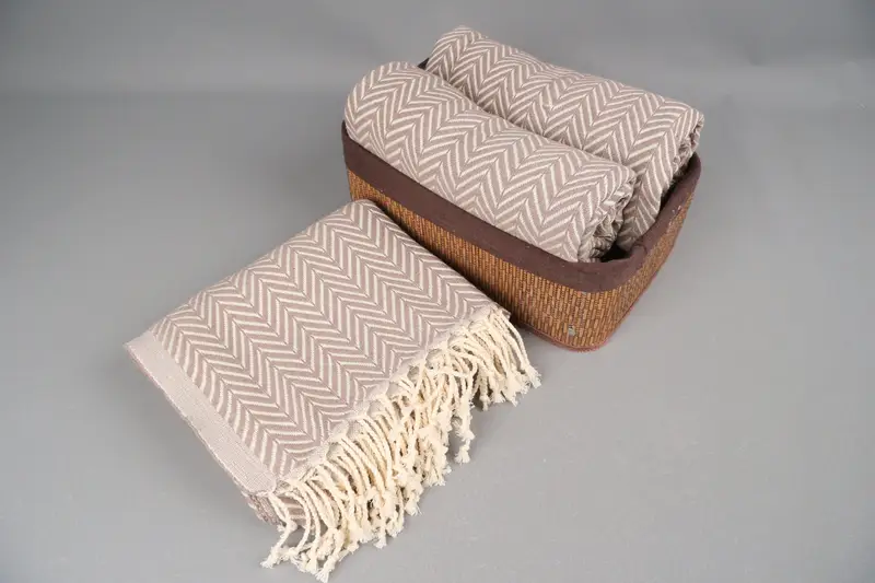 Bachelorette Party Gifts Bridesmaids, Bachelorette Party Favor, Girls Weekend Favors, Turkish Towel USA, 70x40 Cotton Zig zag Towel, Wedding Favors - 5