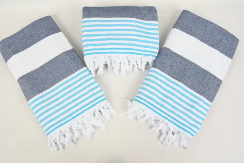 Bridesmaid Towel, Gifts For Him, Grandma Gift, Bridal Shower Favors, Luxury towel, Beach Towel Personalized, 68x36 Cotton Striped Terry Towel - 8