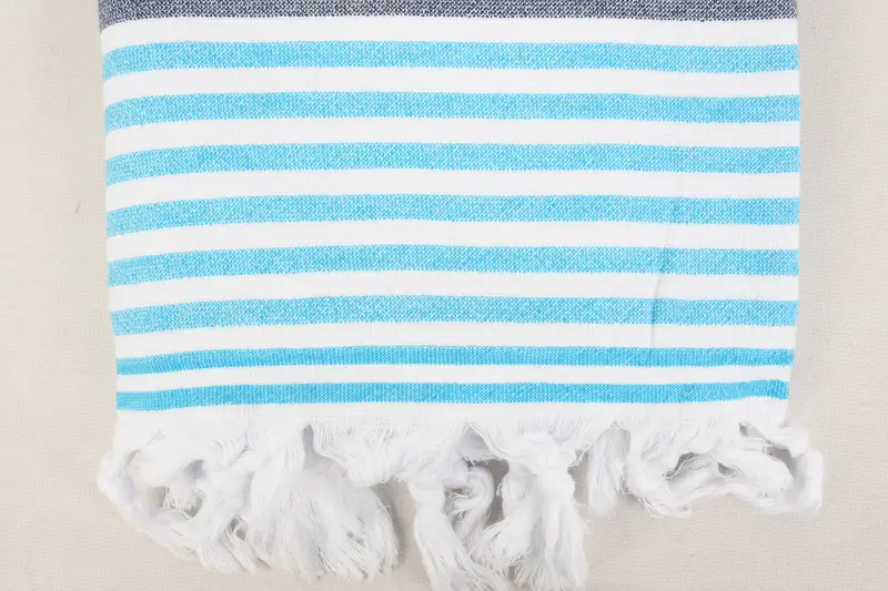 Bridesmaid Towel, Gifts For Him, Grandma Gift, Bridal Shower Favors, Luxury towel, Beach Towel Personalized, 68x36 Cotton Striped Terry Towel - 5