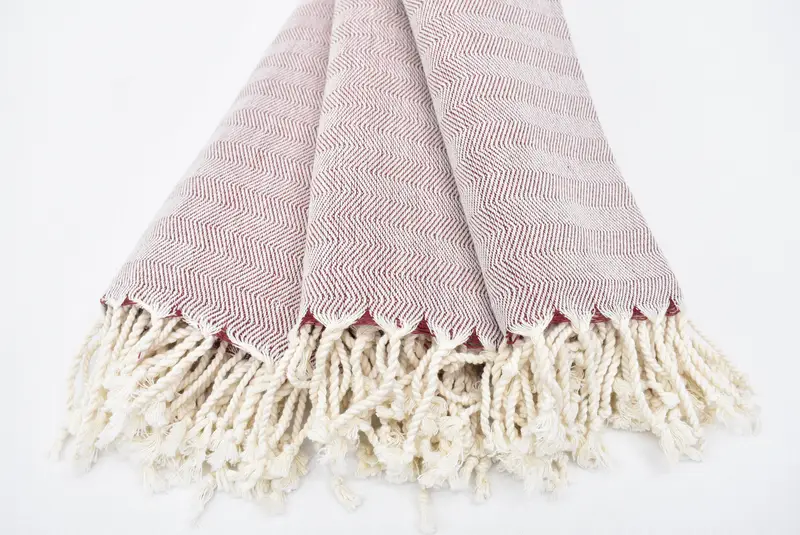 Monogramlı plaj havlu, onun için yıldönümü hediyesi, 68x40 pamuklu balıksırtı havlu, bekarlığa veda hediyeleri, eve taşınma hediyesi, büyük Türk havlu - 3
