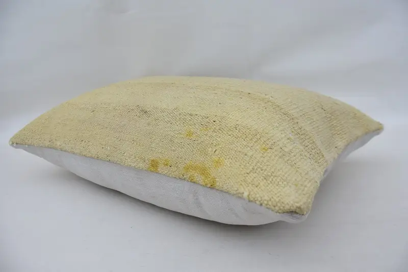 Boho Pillow Sham Cover, Pillow for Couch, Pillow Case, Sofa Pillow Case, 16x24 Beige Cushion, Ottoman Pillow Cover, Vintage Pillow - 6