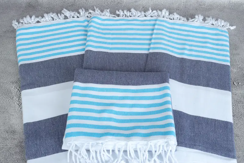 Sand-free towel, Personalized Towel, Bridesmaid Gift, Bulk Order Towel, Guest Towel, Yoga Towel, 70x40 Cotton Striped Towel, Merry Christmas Gifts - 4