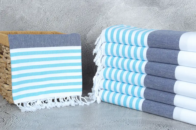 Sand-free towel, Personalized Towel, Bridesmaid Gift, Bulk Order Towel, Guest Towel, Yoga Towel, 70x40 Cotton Striped Towel, Merry Christmas Gifts - 3