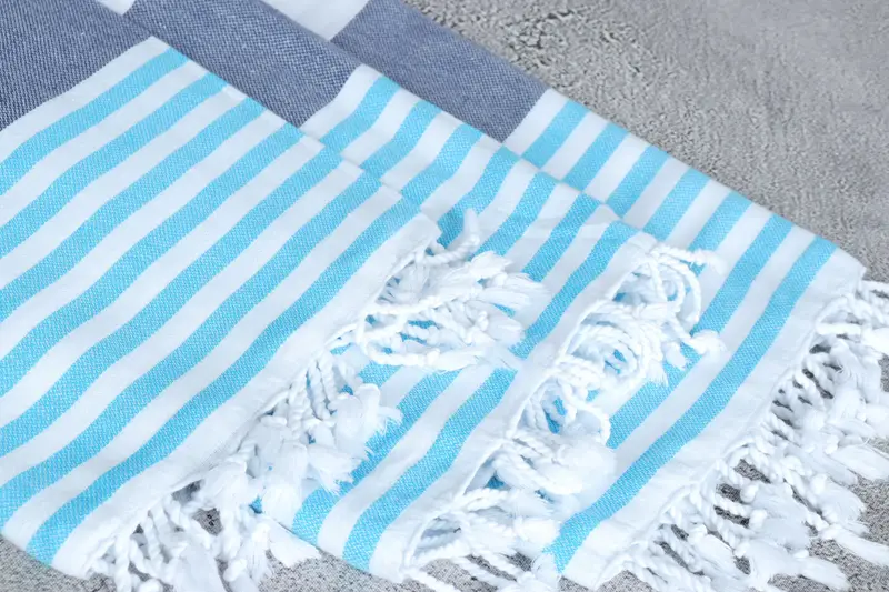 Sand-free towel, Personalized Towel, Bridesmaid Gift, Bulk Order Towel, Guest Towel, Yoga Towel, 70x40 Cotton Striped Towel, Merry Christmas Gifts - 5