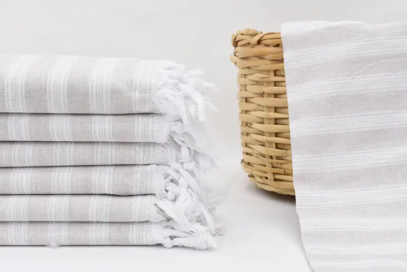 70x40 Cotton Striped Towel, Quick-dry peshtemal, Lightweight Turkish towel, Gift Boxes Towel, Personalized Beach Towel, Bachelorette Favors Beach - 1