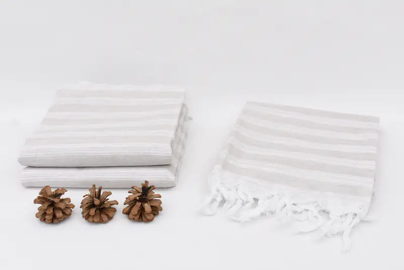 70x40 Cotton Striped Towel, Quick-dry peshtemal, Lightweight Turkish towel, Gift Boxes Towel, Personalized Beach Towel, Bachelorette Favors Beach - 7