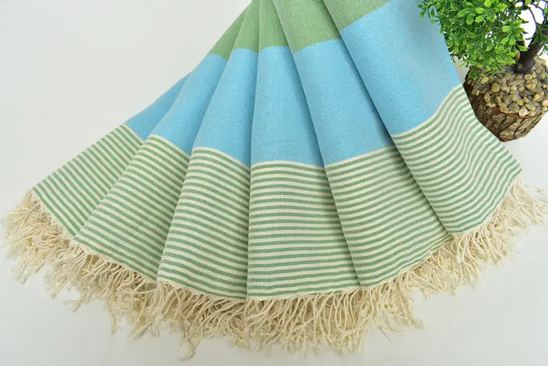 Regalo de boda para la novia, toalla Peshtemal, toalla de baño turco, toalla a rayas de algodón 68x40, toalla turca hecha a mano, playa de toalla turca, toalla de yoga - 4