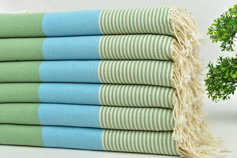 Regalo de boda para la novia, toalla Peshtemal, toalla de baño turco, toalla a rayas de algodón 68x40, toalla turca hecha a mano, playa de toalla turca, toalla de yoga - 3