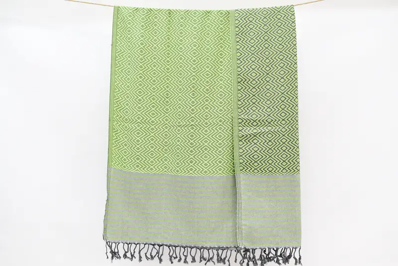 Travel Towel, Best Wedding Gift, Organic towel, 70x40 Cotton Diamond Towel, Summer Gift, Monogrammed Turkish Towel, Best Beach Towel, Gift Towel - 7
