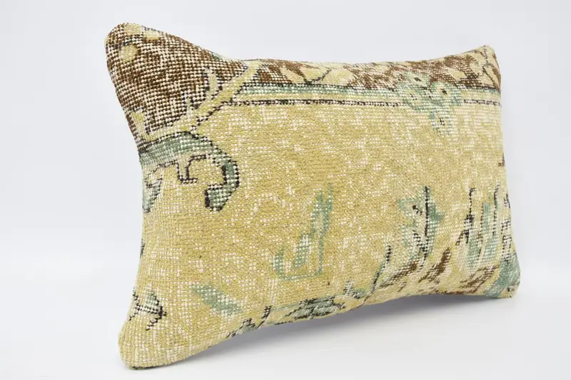 Vintage Kilim Pillow, 16x24 Beige Pillow Case, Square Throw Pillow Case, Cushion, Vintage Kilim Throw Pillow, Square Throw Pillow, Pillow for Couch - 3