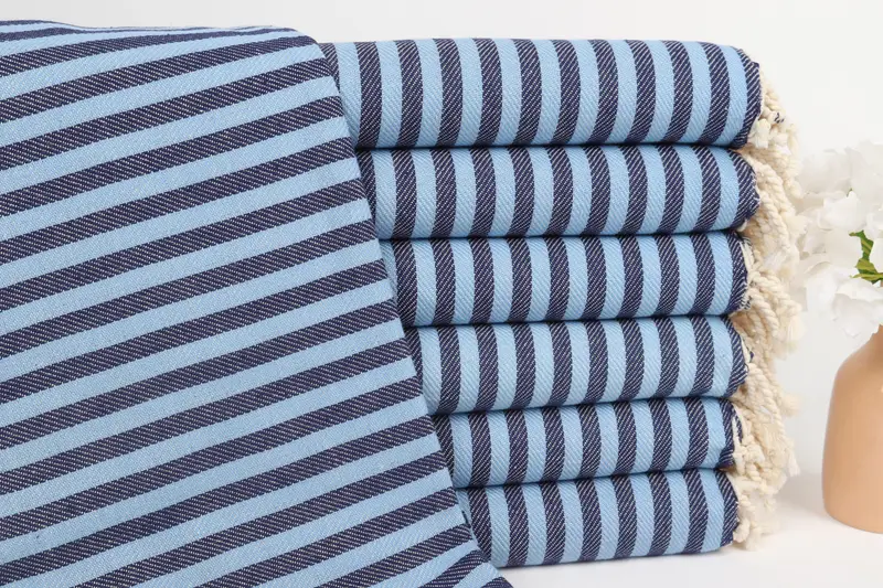 Spa -Geschenktuch, Schalshandtuch, Brautjungferngeschenke personalisiert, 70x40 Baumwollstreifenhandtuch, organisches türkisches Handtuch, Hauswärmungsgeschenk, Reisehandtuch - 1