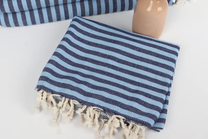 Spa -Geschenktuch, Schalshandtuch, Brautjungferngeschenke personalisiert, 70x40 Baumwollstreifenhandtuch, organisches türkisches Handtuch, Hauswärmungsgeschenk, Reisehandtuch - 5