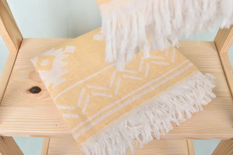 Spa Gift Towel, Hammam towel, 74x40 Cotton Geometric Towel, Valentines Day Gift For Him, Quick-dry towel, Turkish Bath Towel Set, Gift For Her - 6