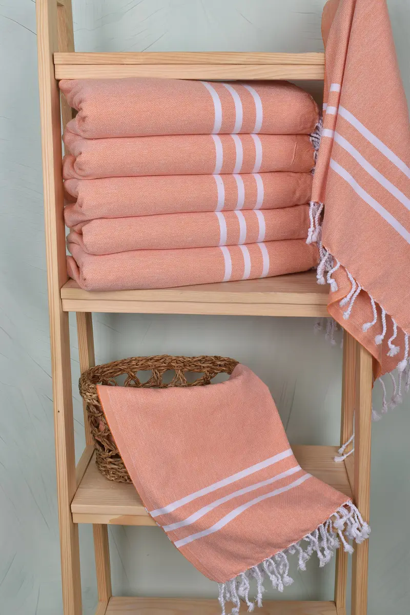 Personalized Gift, Turkish Tea Towel, Grandma Gift, 40x24 Cotton Striped Towel, Custom Wedding Gifts, Wedding Favors, Best Friend Wedding Gift - 3