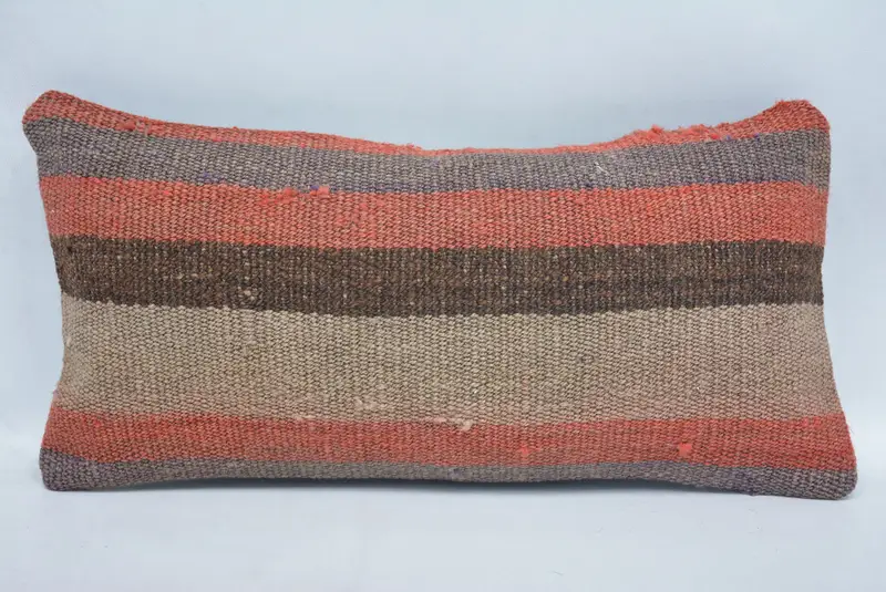 Yoga Cushion, Pillow for Couch, Home Decor Pillow, Boho Chic Pillow, Outdoor Pillow, Vintage Pillow, 8x16 Red Pillow Sham, Pillow Sham - 1