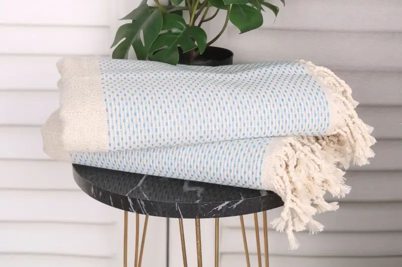 Wedding For Favor, Custom Wedding Gifts, 70x40 Cotton Polka Dot Towel, Turkish Towel Beach Towel, Soft towel, Custom Wedding Towel, Best Friend Gift - 3