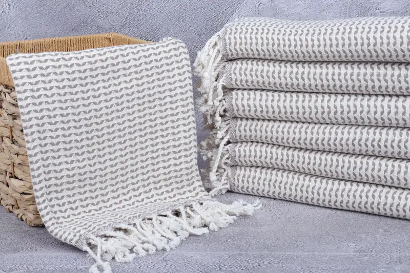 Bridesmaid Favors, Handmade Gift, Scarf Towel, Custom Wedding Towel, Beach Towel Gift, Summer Towel, 70x40 Cotton Diamond Towel, Turkish Towel Beach - 3