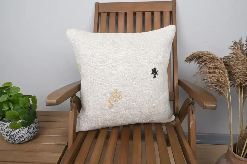 Vintage Beige Home Decor Pillow Case, Gift 20x20 inch Pillowcase - 1