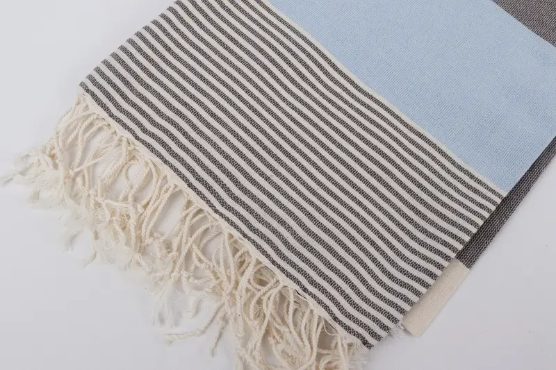 Gift Towel, Monogram Towels, Bachelorette Party Gift, Turkish Towel Set, Peshtemal Towel, Organic towel, Spa Gift Towel, 68x40 Cotton Striped Towel - 7