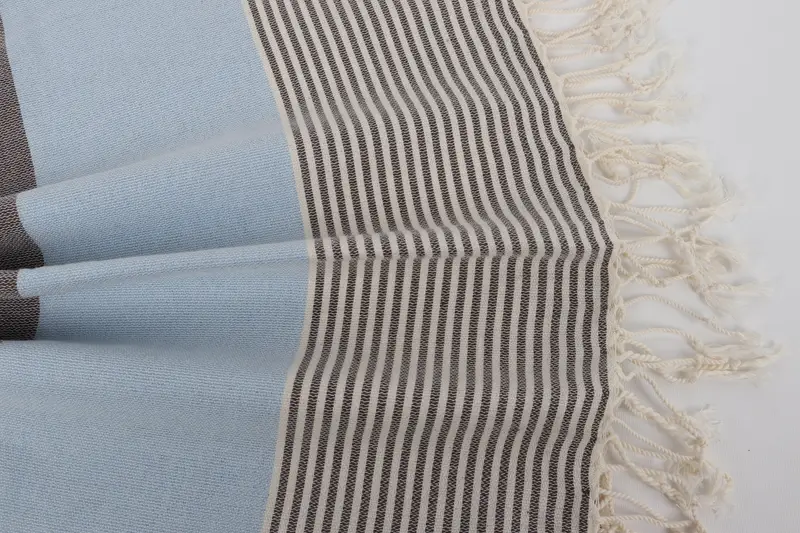 Gift Towel, Monogram Towels, Bachelorette Party Gift, Turkish Towel Set, Peshtemal Towel, Organic towel, Spa Gift Towel, 68x40 Cotton Striped Towel - 8