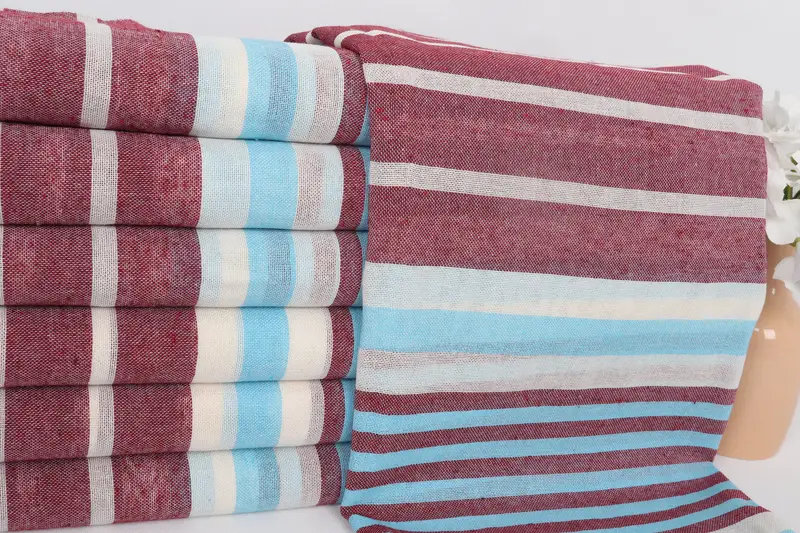 Anniversary Gift For Her, Quick-dry peshtemal, Custom Beach Towels, Absorbent Turkish towel, Bachelorette Party Gift, 68x40 Cotton Striped Towel - 2