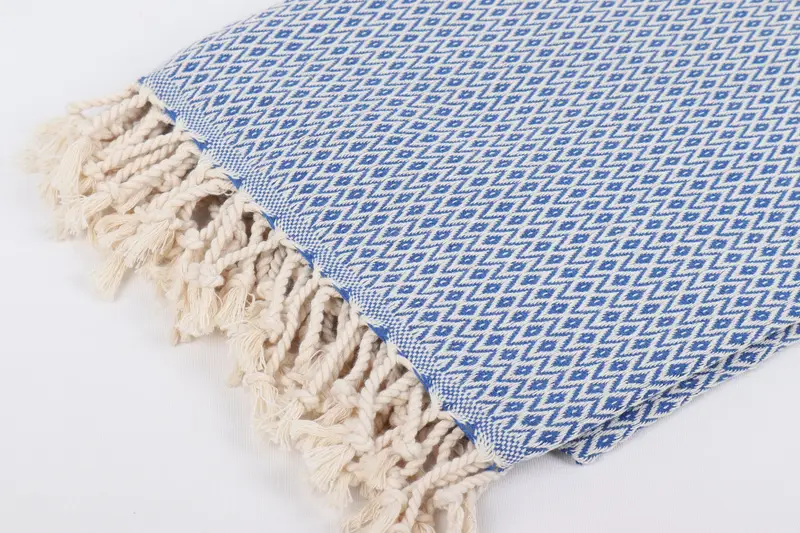 70x40 Cotton Diamond Towel, Peshtemal Towel, Bachelorette Gifts, Sand-free peshtemal towel for the beach, Embroidered Towel, Gift For Coworker - 7