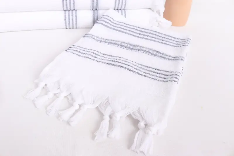 40x18 Cotton Striped Terry Towel, Travel Towel, Personalized Kitchen Towel, Personalized Gift, Maid Of Honor Gift, Personalized Hand Towel - 5