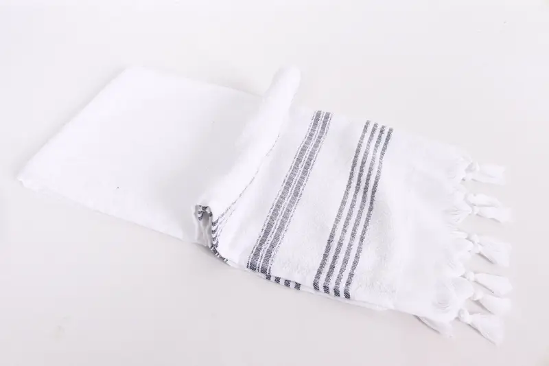 40x18 Cotton Striped Terry Towel, Travel Towel, Personalized Kitchen Towel, Personalized Gift, Maid Of Honor Gift, Personalized Hand Towel - 6