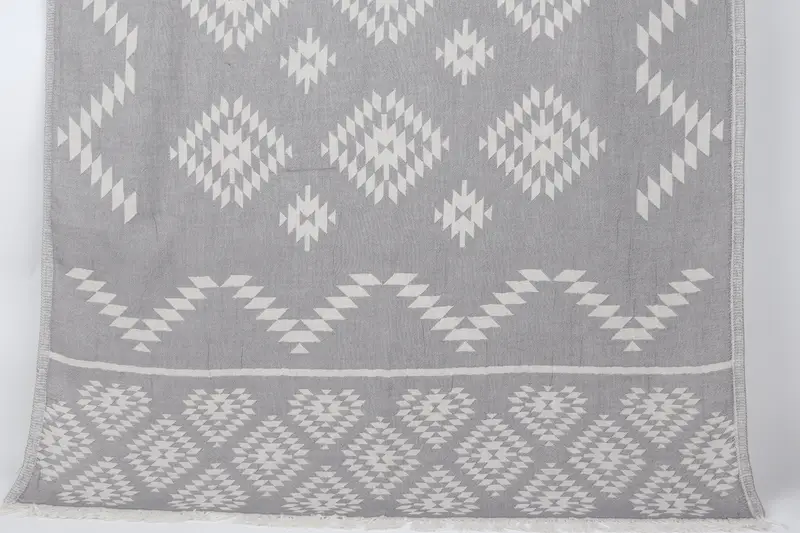 Best Friend Gift Ideas, Girls Weekend Favors, Turkish beach towel, Beach Towel Gift, 70x36 Cotton Kilim Towel, Lightweight Turkish towel, Yoga Towel - 1