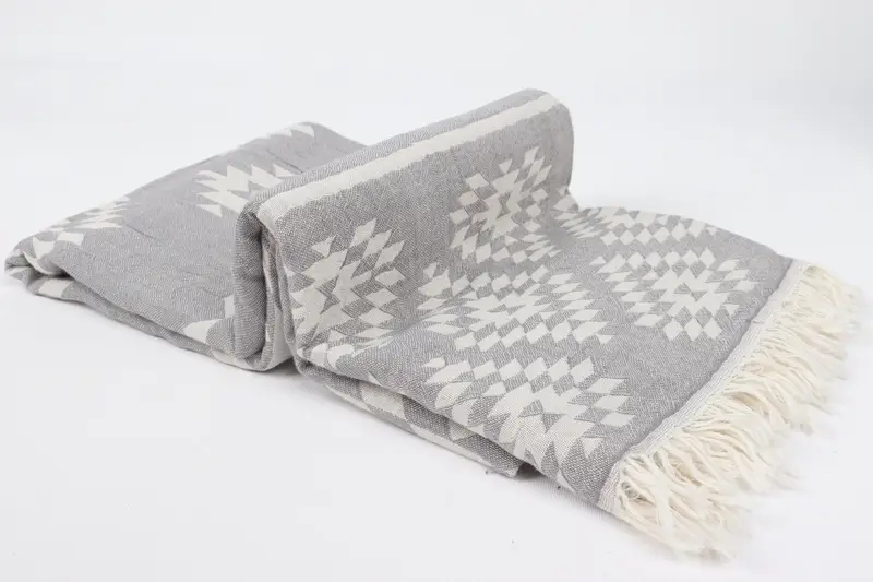 Best Friend Gift Ideas, Girls Weekend Favors, Turkish beach towel, Beach Towel Gift, 70x36 Cotton Kilim Towel, Lightweight Turkish towel, Yoga Towel - 7